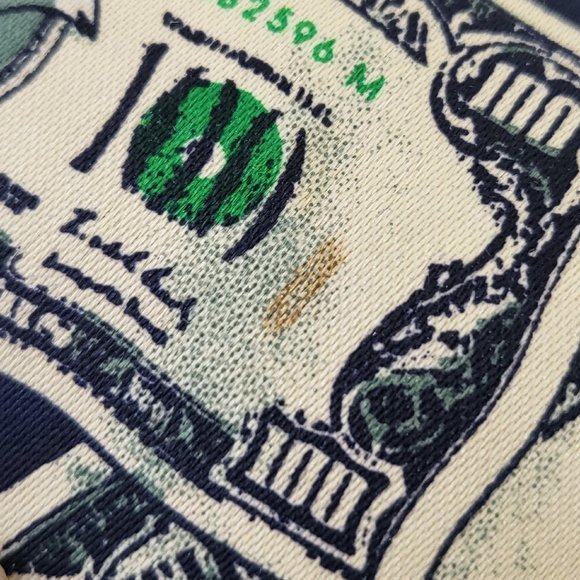 Vintage 90s Looney Tunes‎ Character Money All Over Print Men's Neck Tie - Picture 7 of 7